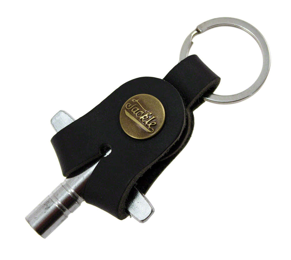 Clé Accordage + Porte Clé Cuir - Noir