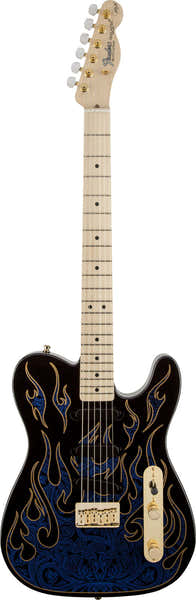 Fender James Burton Telecaster Mn, Fiamme Paisley blu