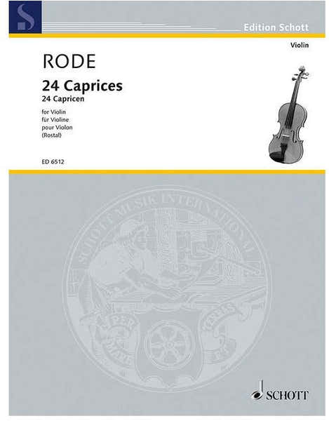 Rode Jacques P. Joseph - 24 Caprices - Violin