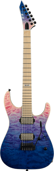 ESP E-Ii M-Ii Hipshot Tremolo Qm Indigo-Lila-Verlauf