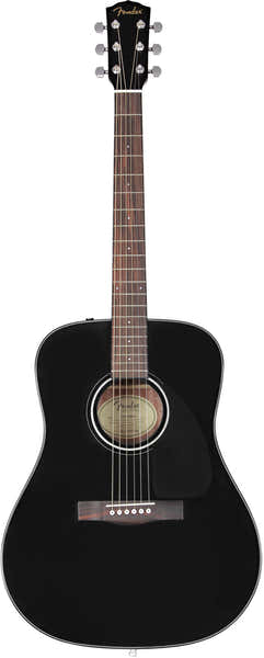 Fender CD-60 V3 DS Dreadnought WN Nero