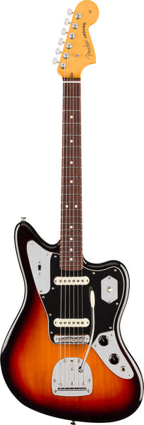 Fender American Professional Classic Jaguar RW Sunburst a 3 colori