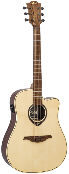 Lâg Tramontane 218 Dreadnought Elettro Cutaway
