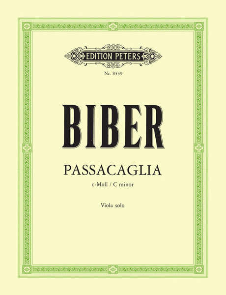 Biber H.i.f. - Passacaglia C-moll - Viola Solo