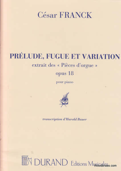 Franck - Prelude Fugue et Variation - Piano