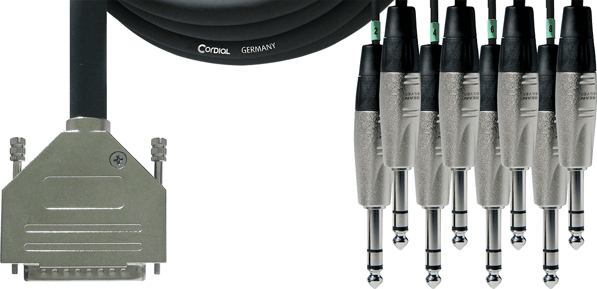 Cavo di Interfaccia SUB-D/8 Jack Stereo - 1,5 M