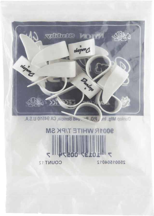12 x Onglet De Pouce Blanc Small