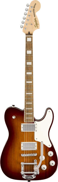 Squier Telecaster Paranormal Troublemaker Deluxe Bigsby, LRL Honey Sunburst