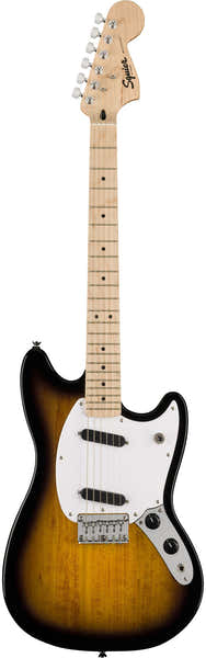 Squier Mustang Sonic Mn Sunburst a 2 colori