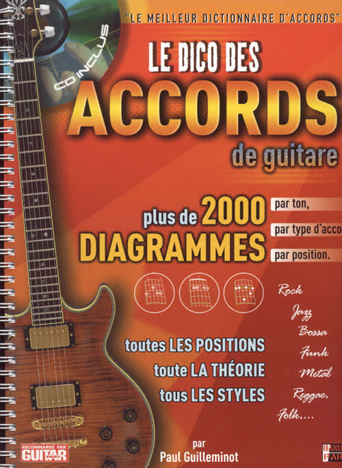 DICO DES 2000 ACCORDS DE GUITARE + CD