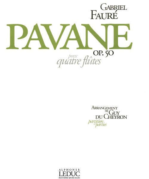 Hamelle Editeurs Pavane Op.50