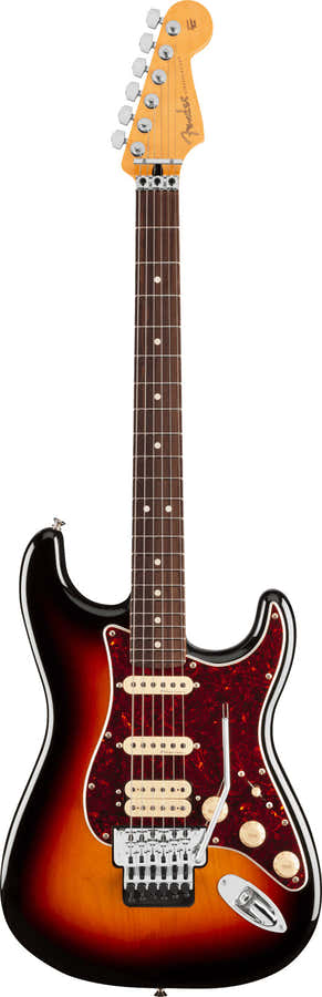 Stratocaster Player II Modified HSS Floyd Rose RW 3 Tone Sunburst