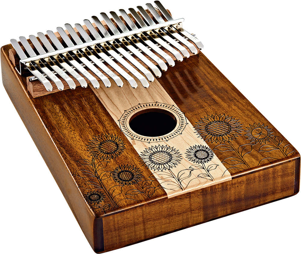 Sonic Energy Sound Hole Kalimba 17 Notes Maple And Acacia