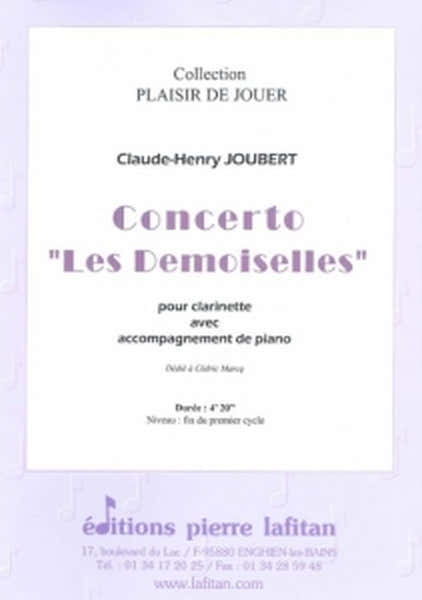 Lafitan Joubert CLAUDE-henry - Concerto Les Demoiselles - Clarinette & Piano