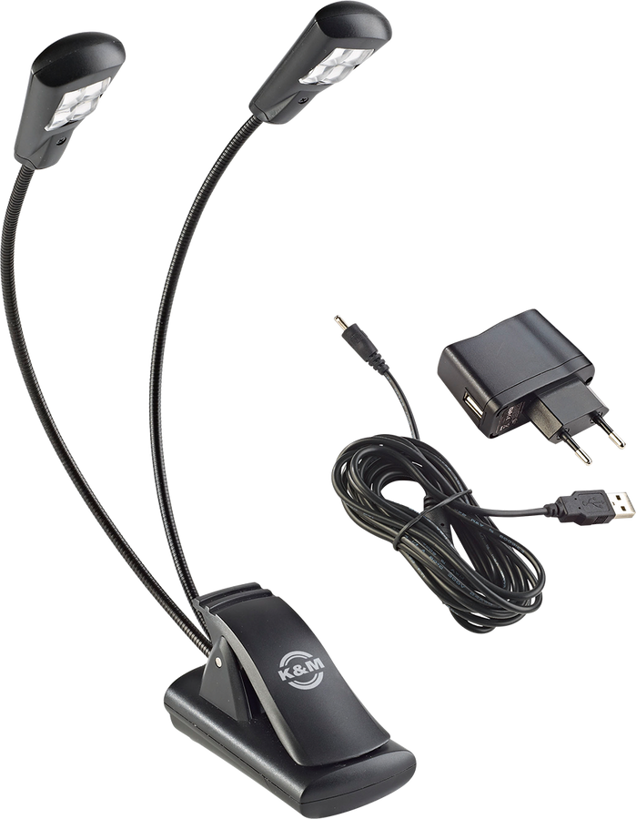 Lampe de Pupitre 2 Bras 4 Leds avec Alim