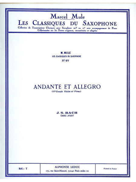 Andante Et Allegro