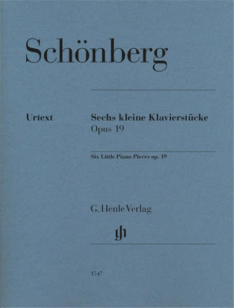 Schonberg Arnold - Six Little Piano Pieces Op.19