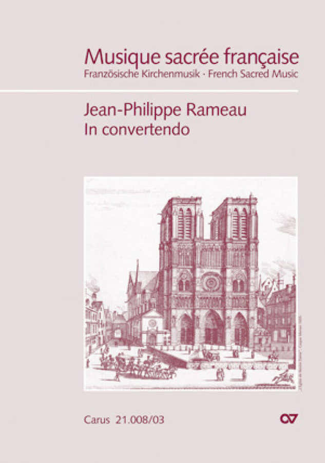 RAMEAU J.-P. - IN CONVERTENDO - Partitura vocale