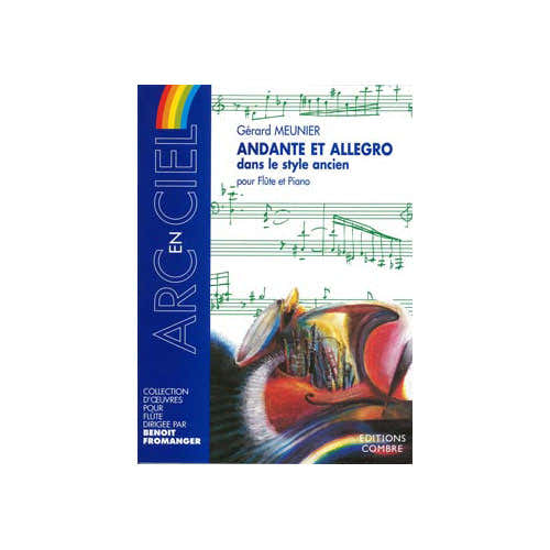 Meunier - Andante+allegro Style Ancien - Flûte et Piano