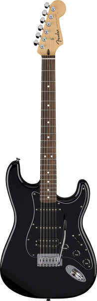 Fender Standard Stratocaster HSS LRL Battipenna Nero Nero