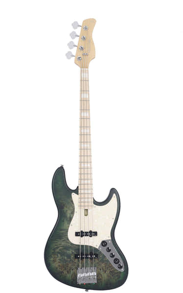 Er V7 Swamp Ash Reissue-4 Tgr.S Trans Green Satin