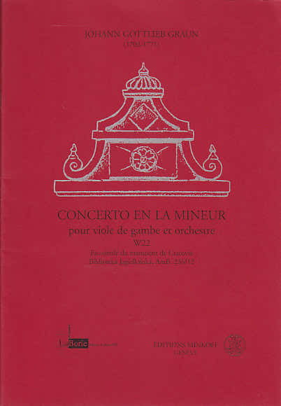 GRAUN CONCERTO EN LA MINEUR