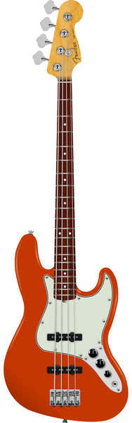 Fender Jazz Bass Player II RW Rallye-Orange