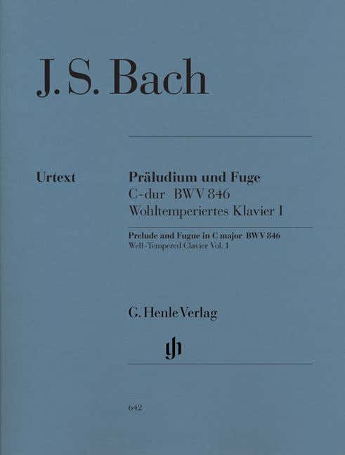 Bach J.S. - Präludium und Fuge in C-Dur (aus Das Wohltemperierte Klavier Teil I) BWV 846
