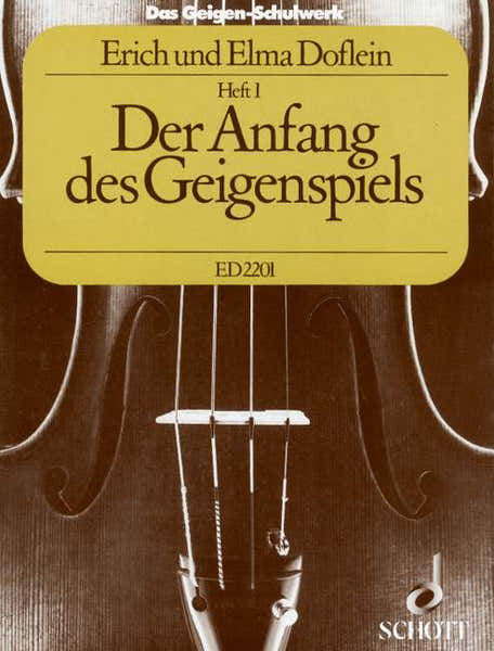Doflein Elma / Doflein Erich - Das GEIGEN-schulwerk Band 1 - Violin