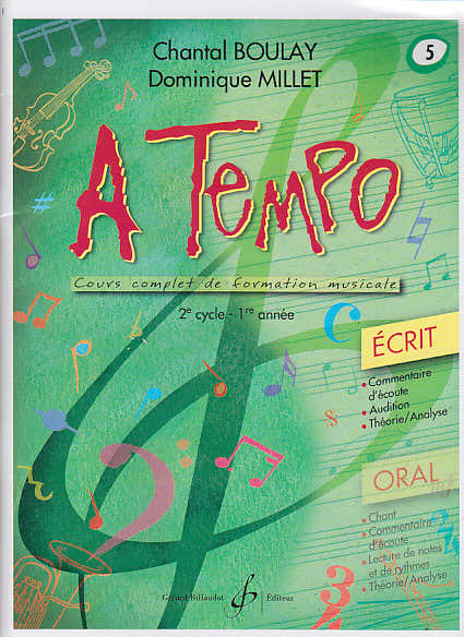 Billaudot A Tempo : Écrit Vol.5 - Boulay, Millet