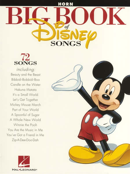 THE BIG BOOK OF DISNEY SONGS INSTRUMENTAL FOLIO - HORN