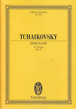 Tchaikovsky P. I. - Sérénade Pour Cordes En Do Maj. Op. 48 - Conducteur De Poche