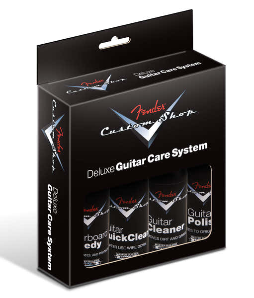 Fender Custom Shop DELUXE GUITAR CARE SYSTEM 4 PACK BLACK