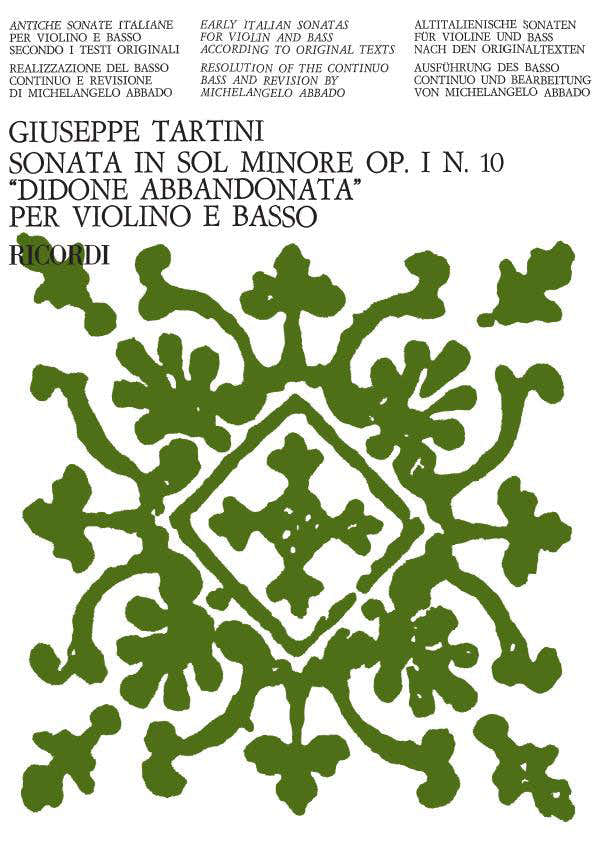 TARTINI G. - Didone abbandonata - Violino e pianoforte