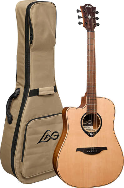 Lâg HyVibe 2 Serie 10 Dreadnought Mancino CW