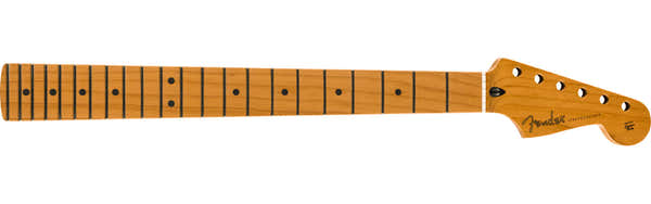 Fender Satin Roasted Maple Fat Strat Neck, 22 Medium Jumbo , 9.5, Maple, U Shape