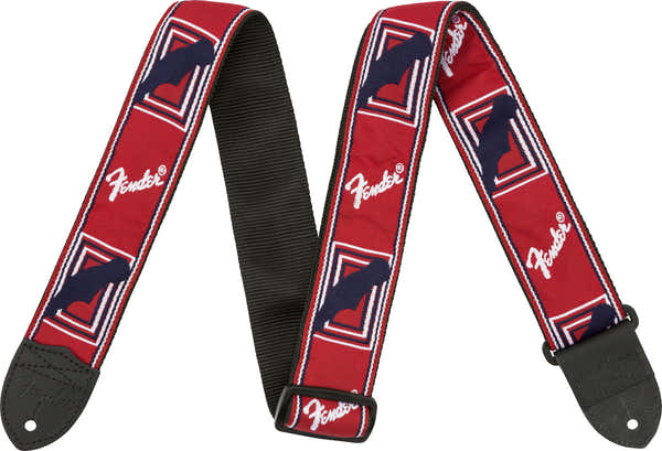 2" Monogrammed Strap Red/White/Blue