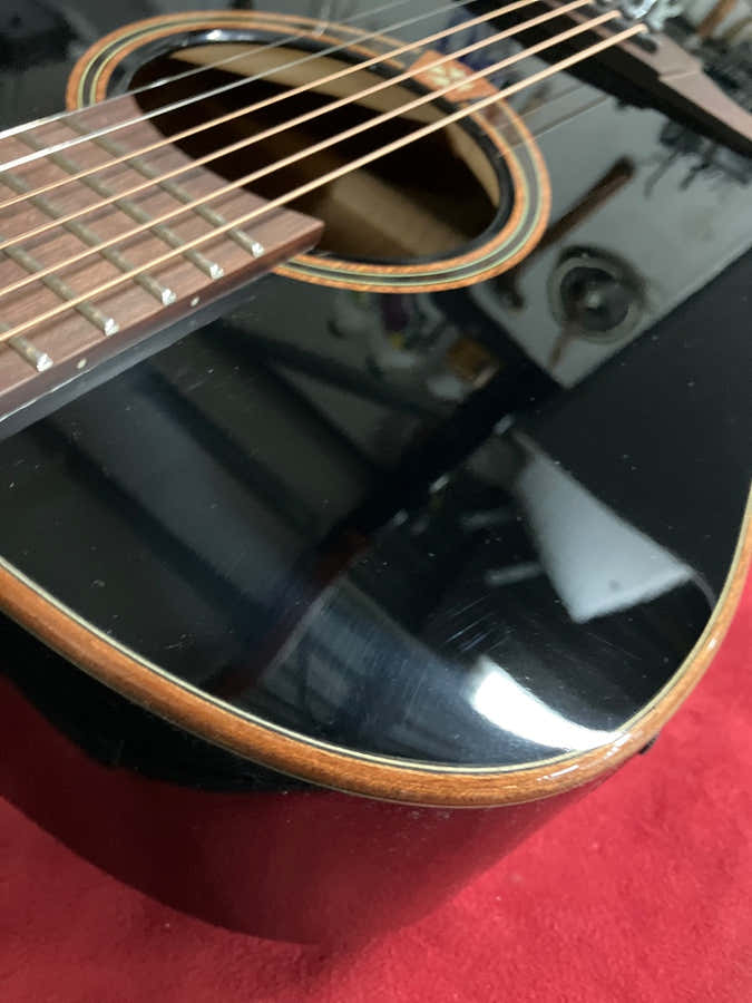 Tramontane T118DCE-BLK Dreadnought Ctw Électro Black - Stock B