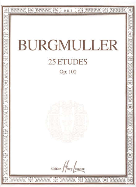 Burgmuller Friedrich - Etudes Op.100 (25) - Piano