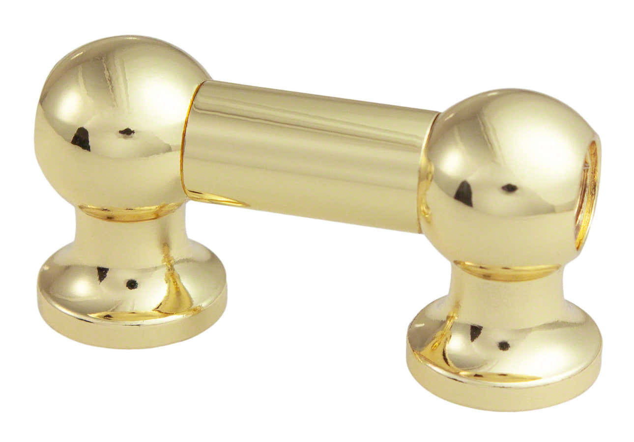TL12D25-BR Coquille Tube 25mm Dorée Double Tirant (X1)