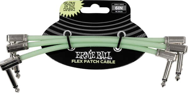 Ernie Ball Flex 15cm - Pack de 3 Phosphorescent