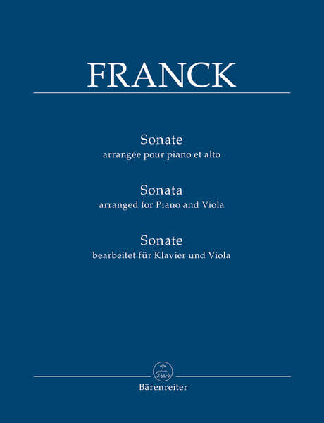 Franck Cesar - Sonate Arrangee Pour Alto & Piano
