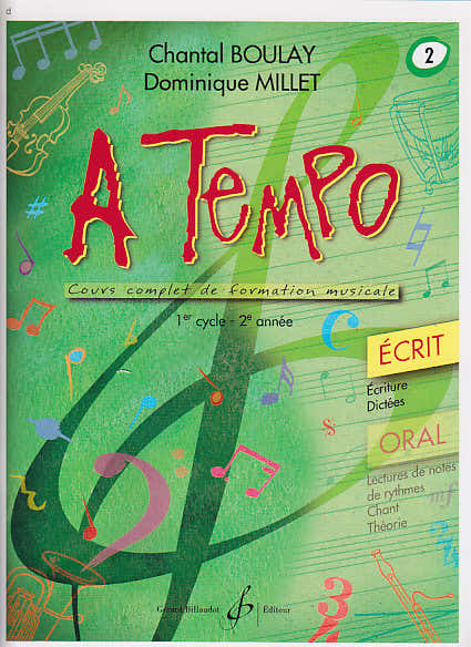 Billaudot A Tempo : Écrit Vol.2 - Boulay, Millet