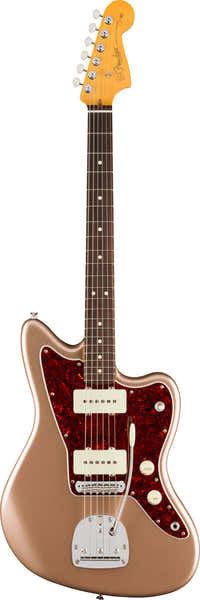 Fender American Professional Classic Jazzmaster RW Firemist Gold sbiadito