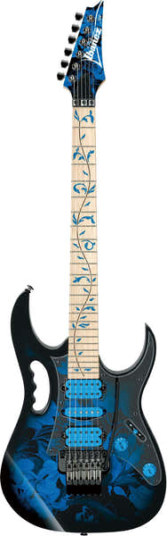 Ibanez JEM77P-BFP Motivo floreale blu Signature Steve Vai Premium