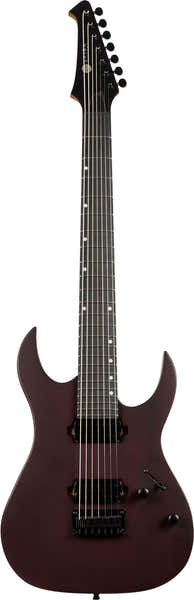 Spira Guitars S407MWR Rosso vino satinato