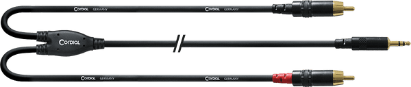 Câble Y Bretelle Minijack/RCA 6 M
