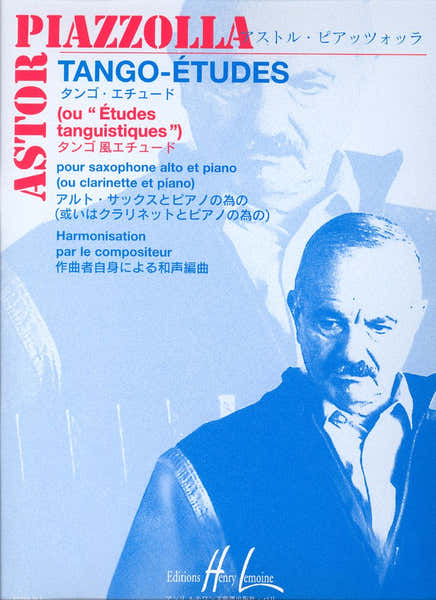 Lemoine Piazzolla Astor - Tango - Etudes (6) - Saxophone Piano