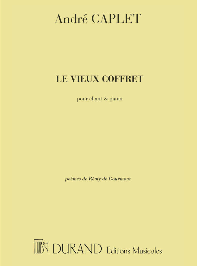 Caplet A. - Le Vieux Coffret - Gesang und Klavier
