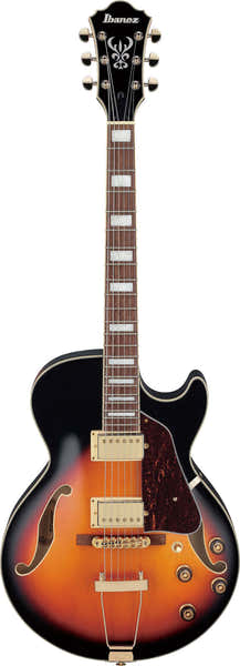 Ibanez AG75G-BS Sunburst Marrone Ag Artcore
